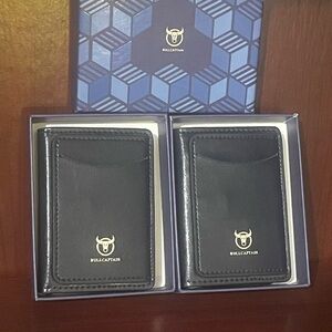 Set of (2) men’s minimalist wallets